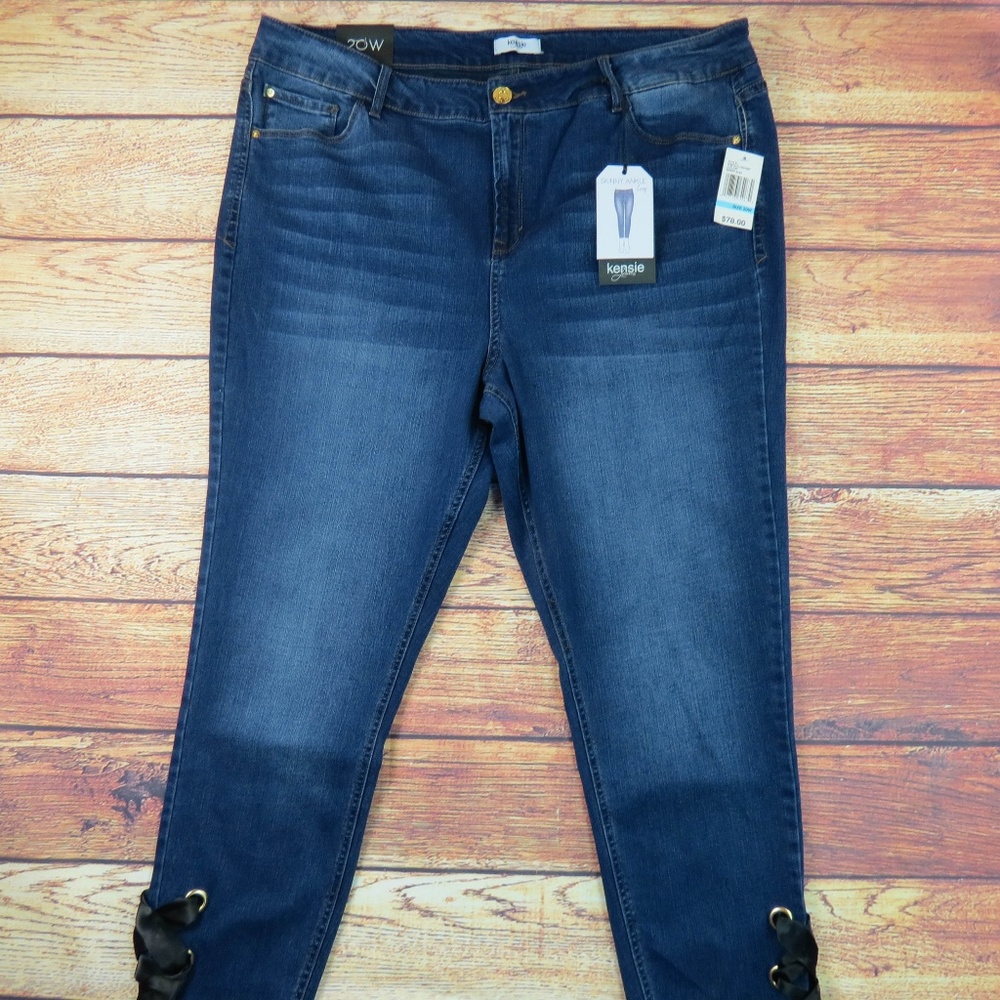 Kensie Jeans 20W Skinny Ankle Crop